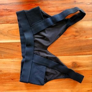 Glyder seamless black bra